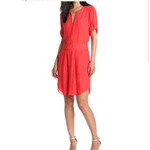 BCBGMaxAzria Florence Tunic Shirt‎ White  Dress Size Small